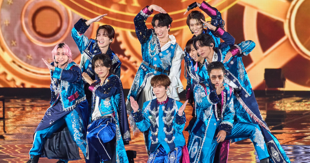 最多動員数を誇る5⼤ドームツアーで魅せた、Snow Man無敵の9⼈の熱気