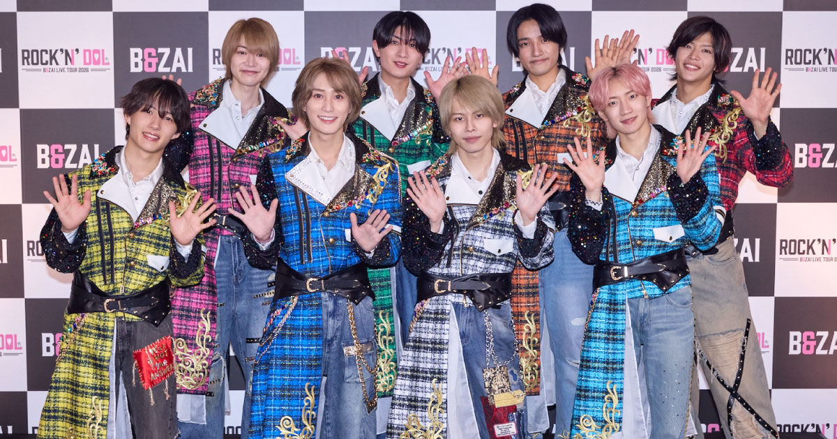 B＆ZAIが結成1年、約100公演のライブ経験を経て辿り着いた夢の⽇本