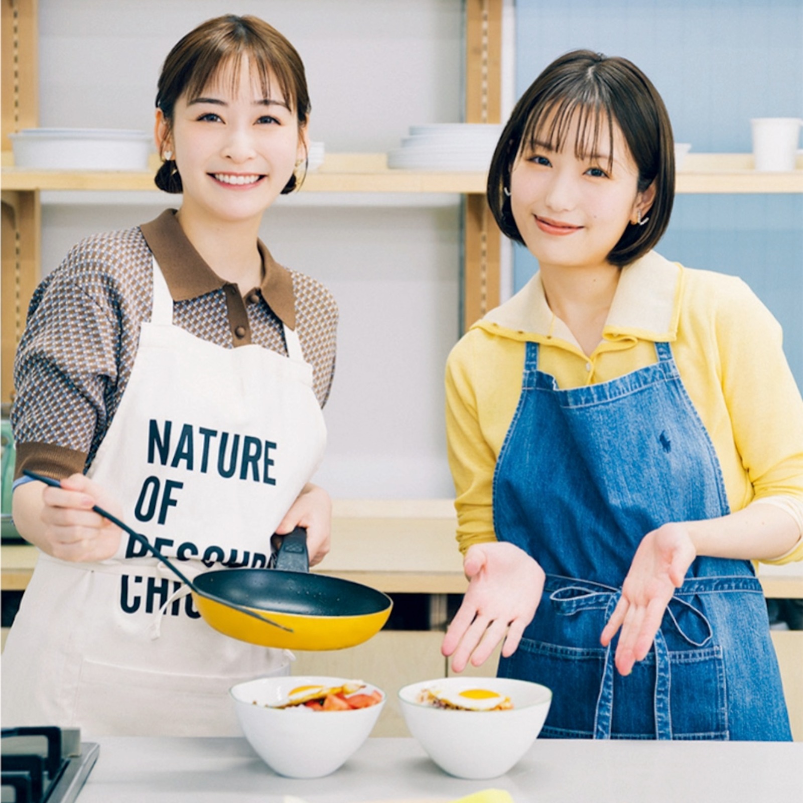 長谷川あかり×岩田絵里奈 特別調理対談　「30歳の私たちに“ちょうどいい”自炊って？」