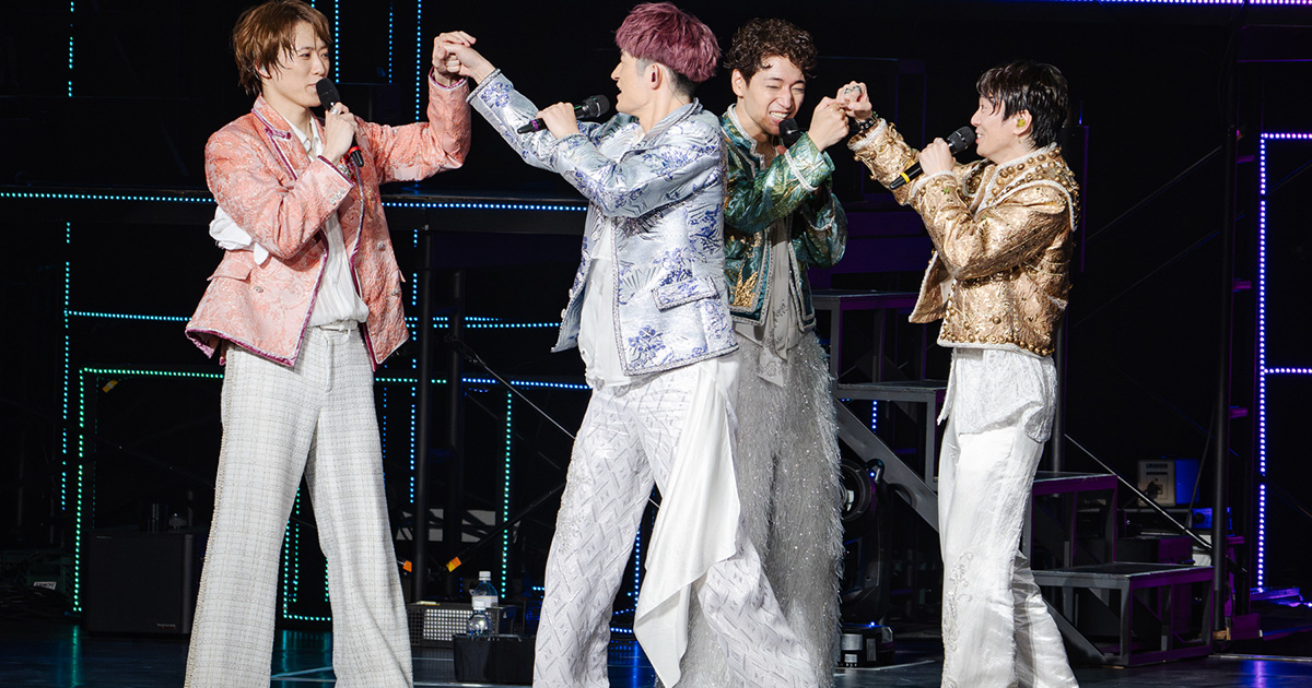 ふぉ～ゆ～が一夜限りの日本武道館ライブ。CDデビューの夢を叶え、お